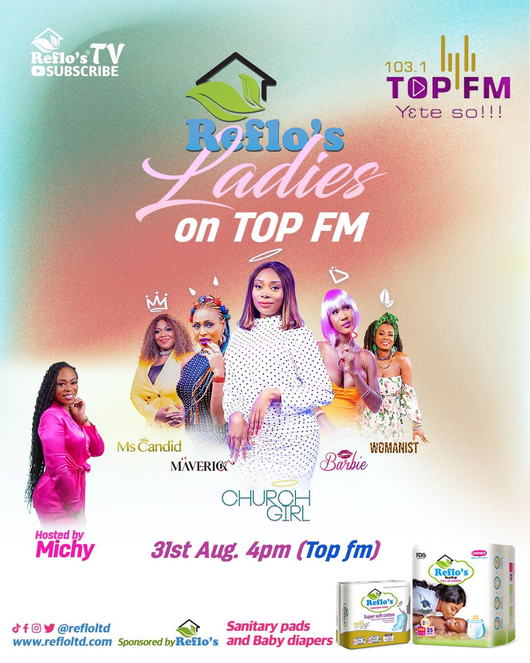Reflo's Ladies Promote The Premiere Of The Reflo’s TV Show On Top Fm And Metro TV Entertainment Review