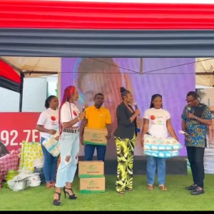 The Florence Mensah Foundation and Reflo Company Limited Aids Mepe Residents Affected by the Dam Spillage