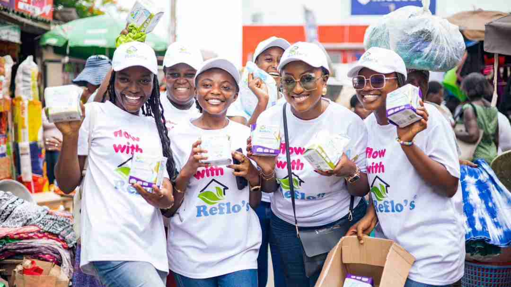 Reflo Company Ltd. Makes Waves at Madina Market with Exciting Market Activation