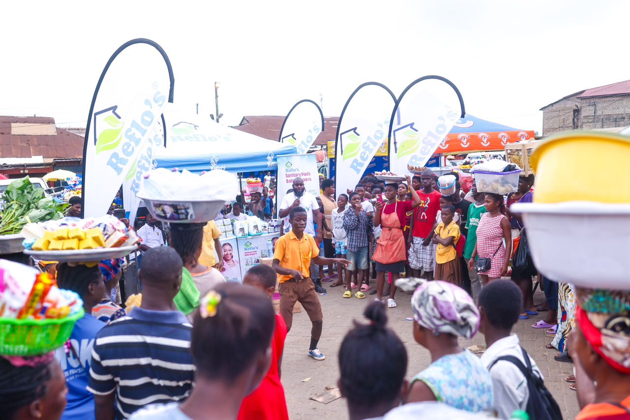 Reflo Company Ltd Embarks on Market Activation Tour in Central Region to Promote Female Hygiene