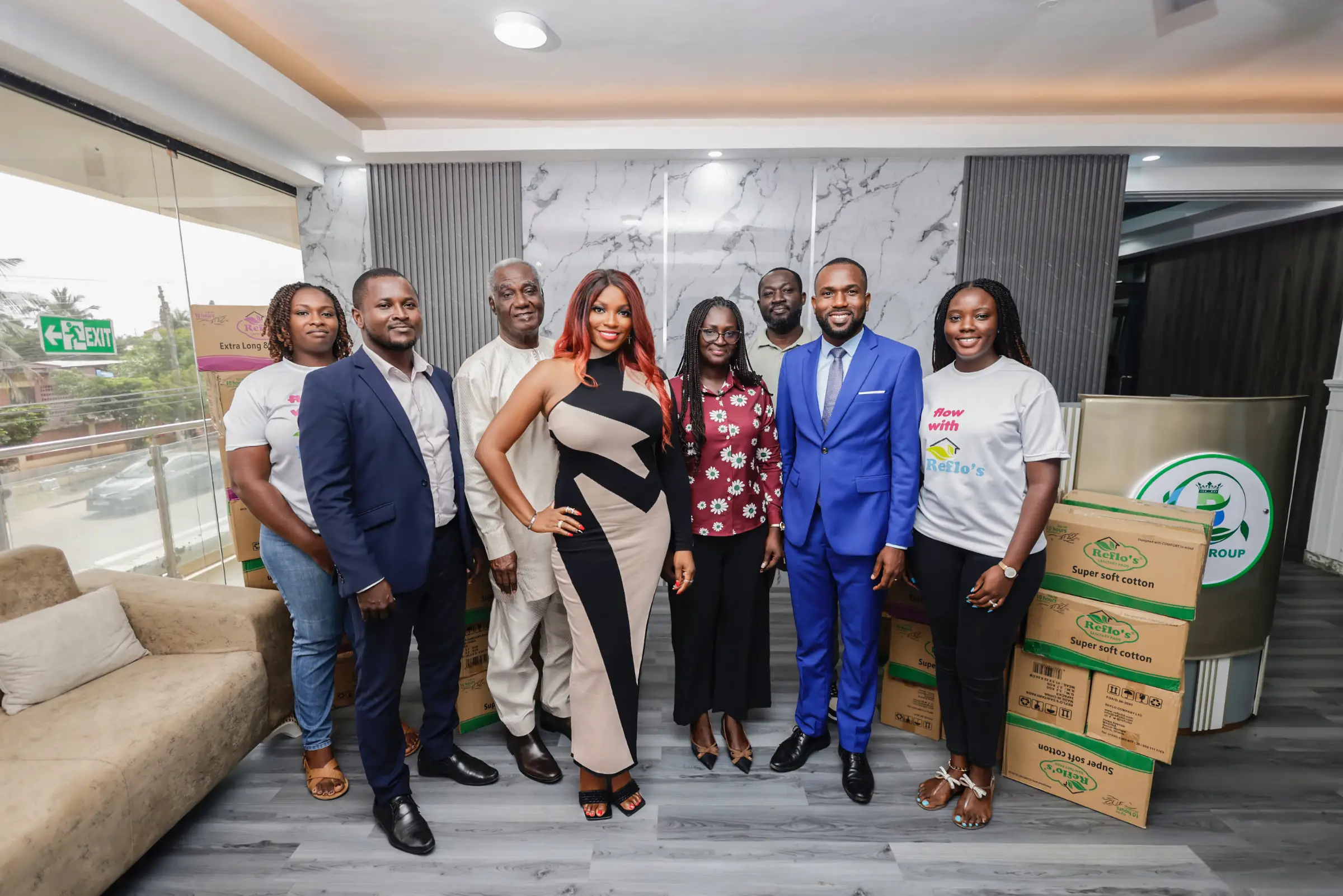 Reflo Company Ltd supports Hasaacas Ladies with GH¢20K worth of Reflo’s sanitary pads