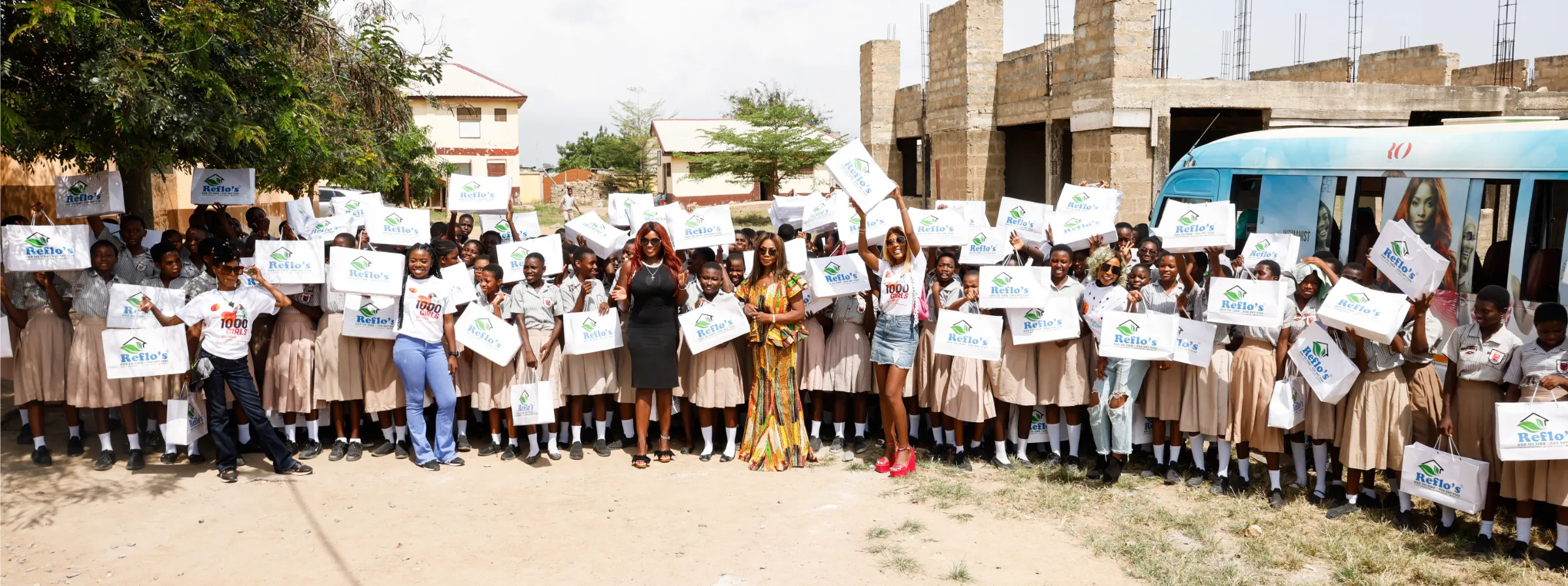 Reflo Company Ltd., Springfield Group, And Florence Mensah Foundation Provide 1,000 Ghanaian Girls With Year’s Supply Of Sanitary Pads