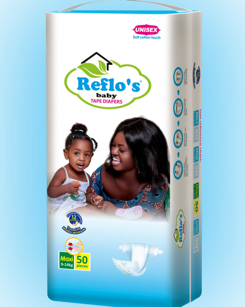Maxi - Reflo’s® Baby Tape Diapers​ - 50pcs