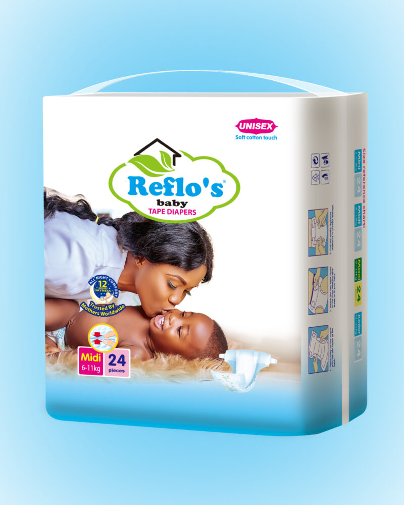 Midi - Reflo’s® Baby Tape Diapers​