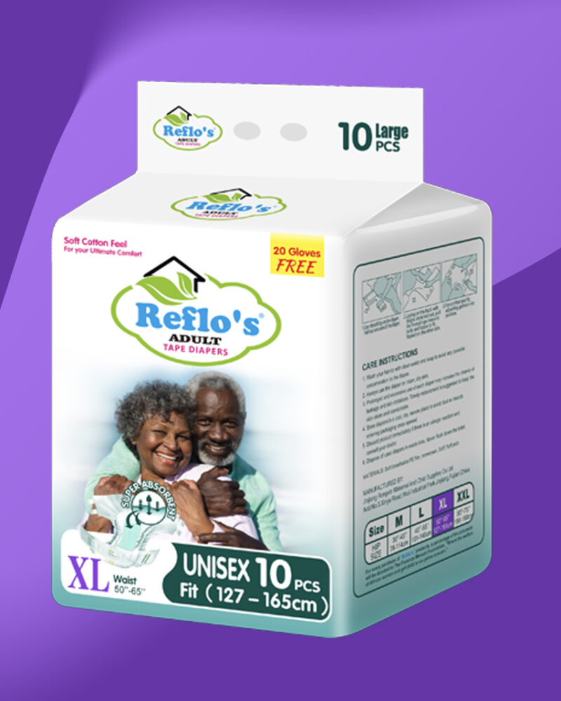 XL - Reflo’s® Adult Tape Diapers