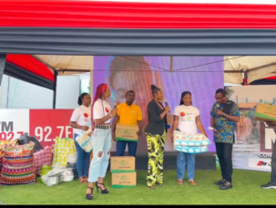 The Florence Mensah Foundation and Reflo Company Limited Aids Mepe Residents Affected by the Dam Spillage