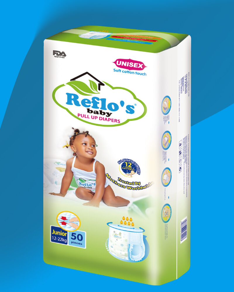 Junior - Reflo’s® Baby Pull Up Diapers - 50pcs