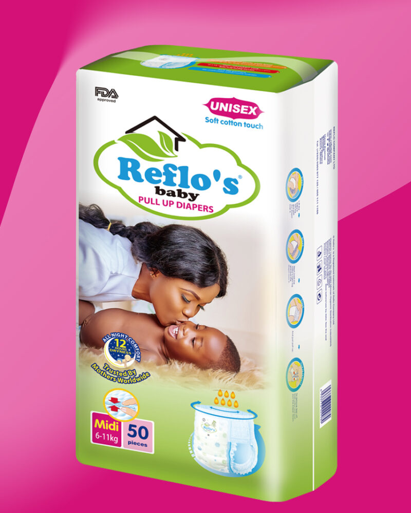 Midi - Reflo’s® Baby Pull Up Diapers - 50pcs
