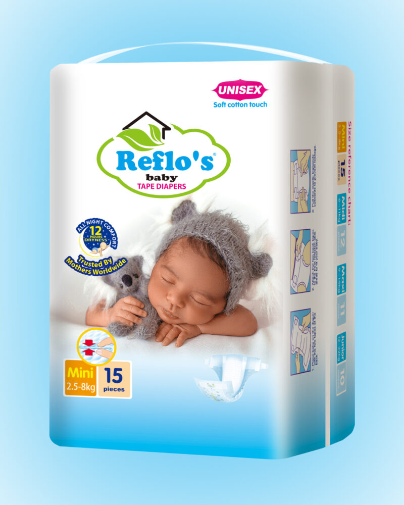 Mini - Reflo’s® Baby Tape Diapers