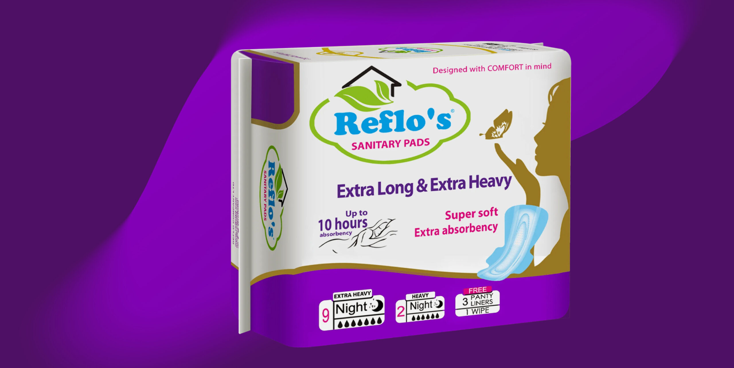Reflo’s New Extra Long & Extra Heavy Sanitary Pads